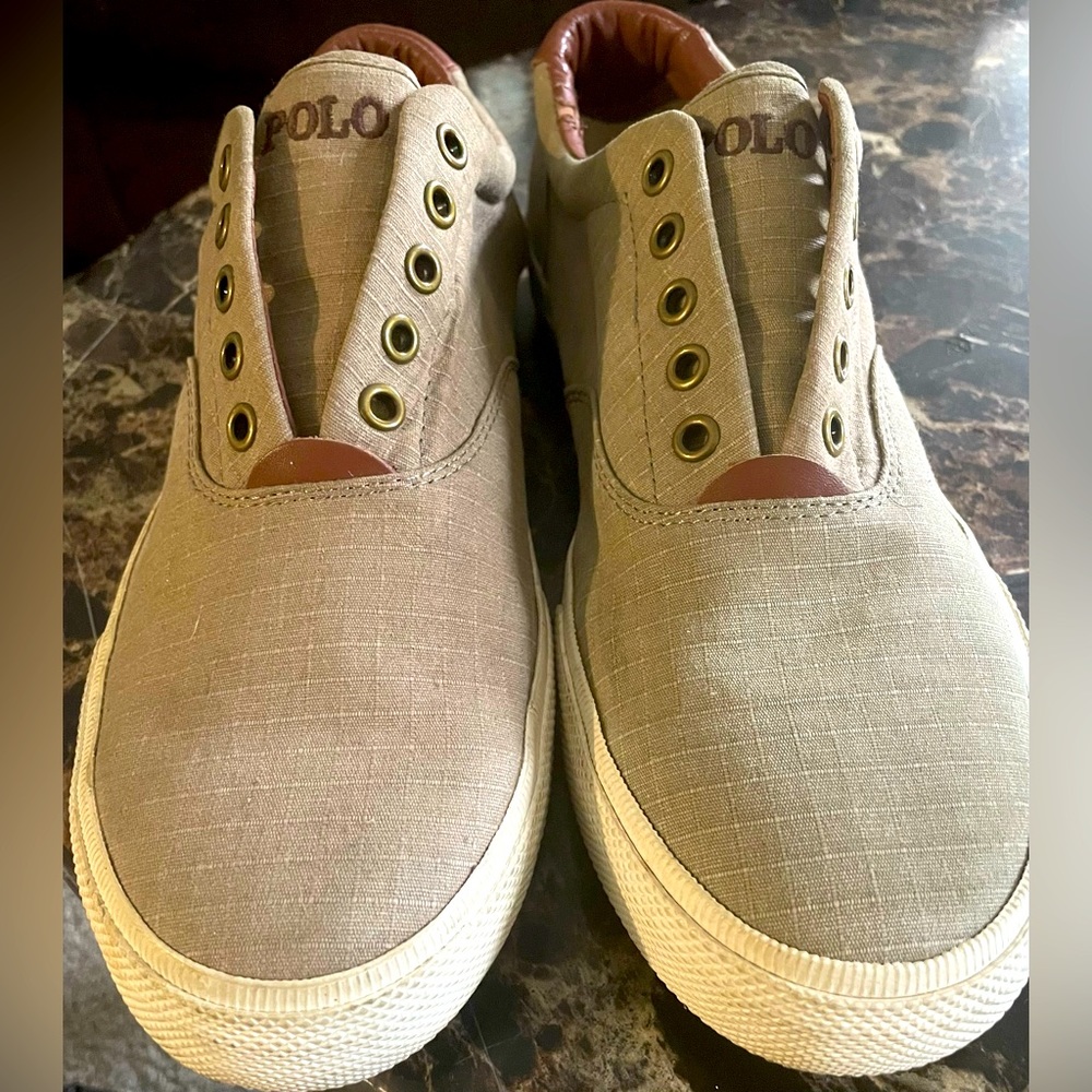 Ralph Lauren Polo Keaton Canvas Sneakers